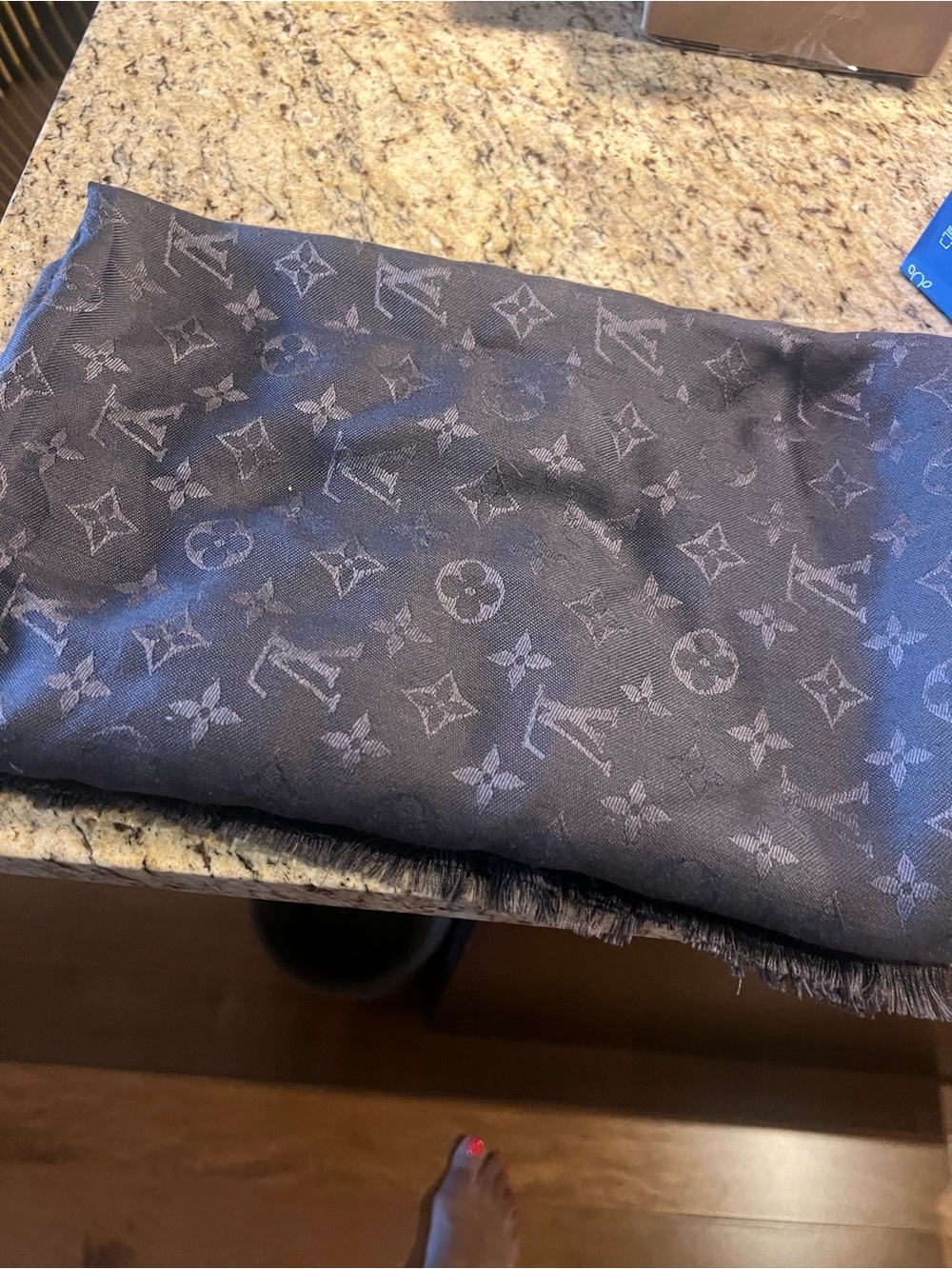 authentic used LV scarf